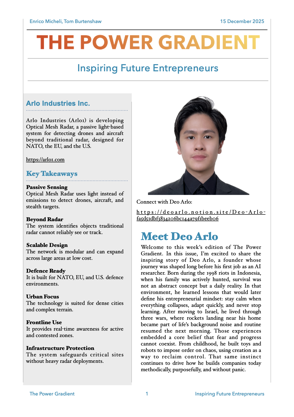 Page 1 of The Power Gradient - Week 44